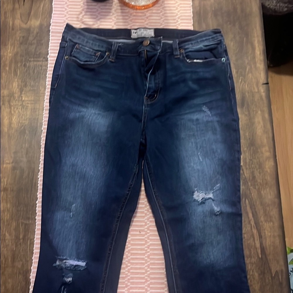 Free people Dark Wash Skinny Jeans